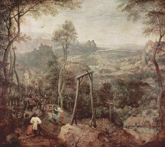 Pieter Bruegel the Elder Painting of a gallow china oil painting image